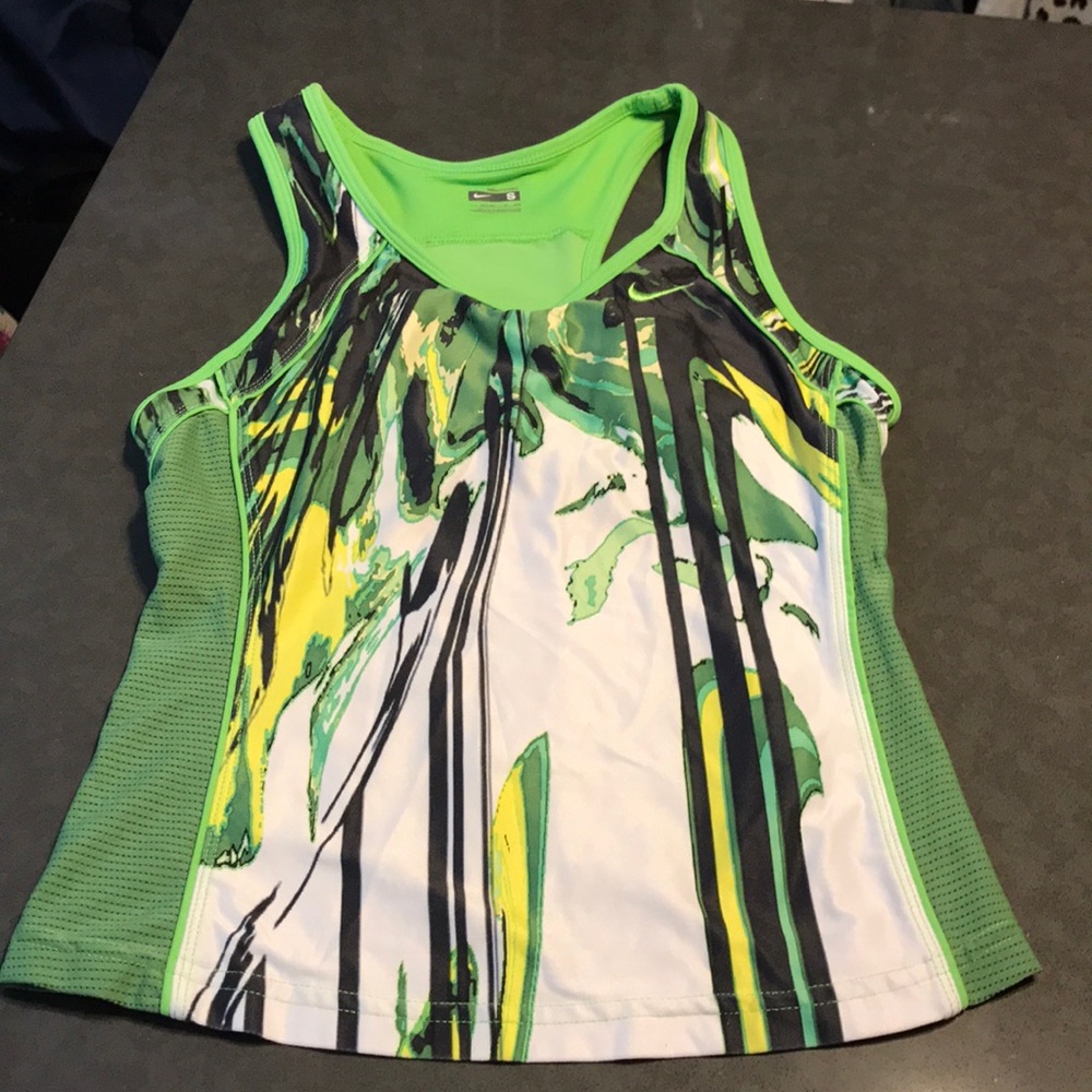 Nike Fit Dry Running Racerback Tank Small Bra